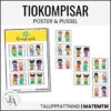 Tiokompisar | Poster och pussel