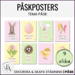 Påskposters / Dekor till påsk