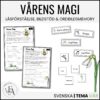 Vårens magi  - Läsförståelse tema vår + bildstöd & ordbilder