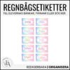 Redigerbara regnbågsetiketter