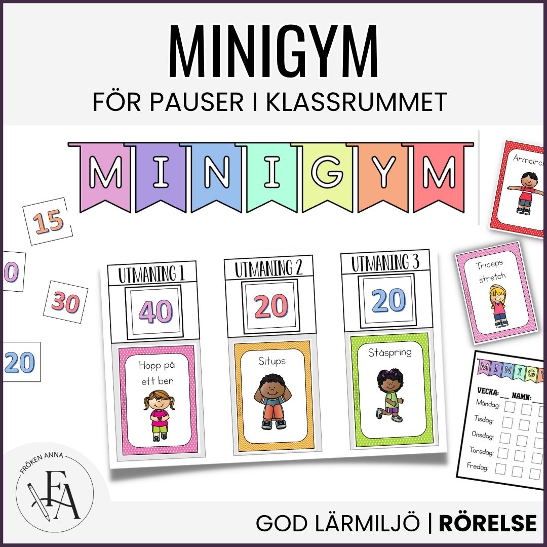 Minigym | Rörelseutmaningar