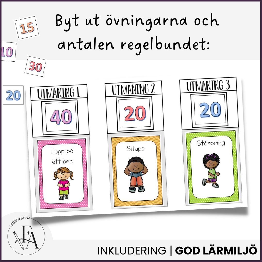 Minigym | Rörelseutmaningar
