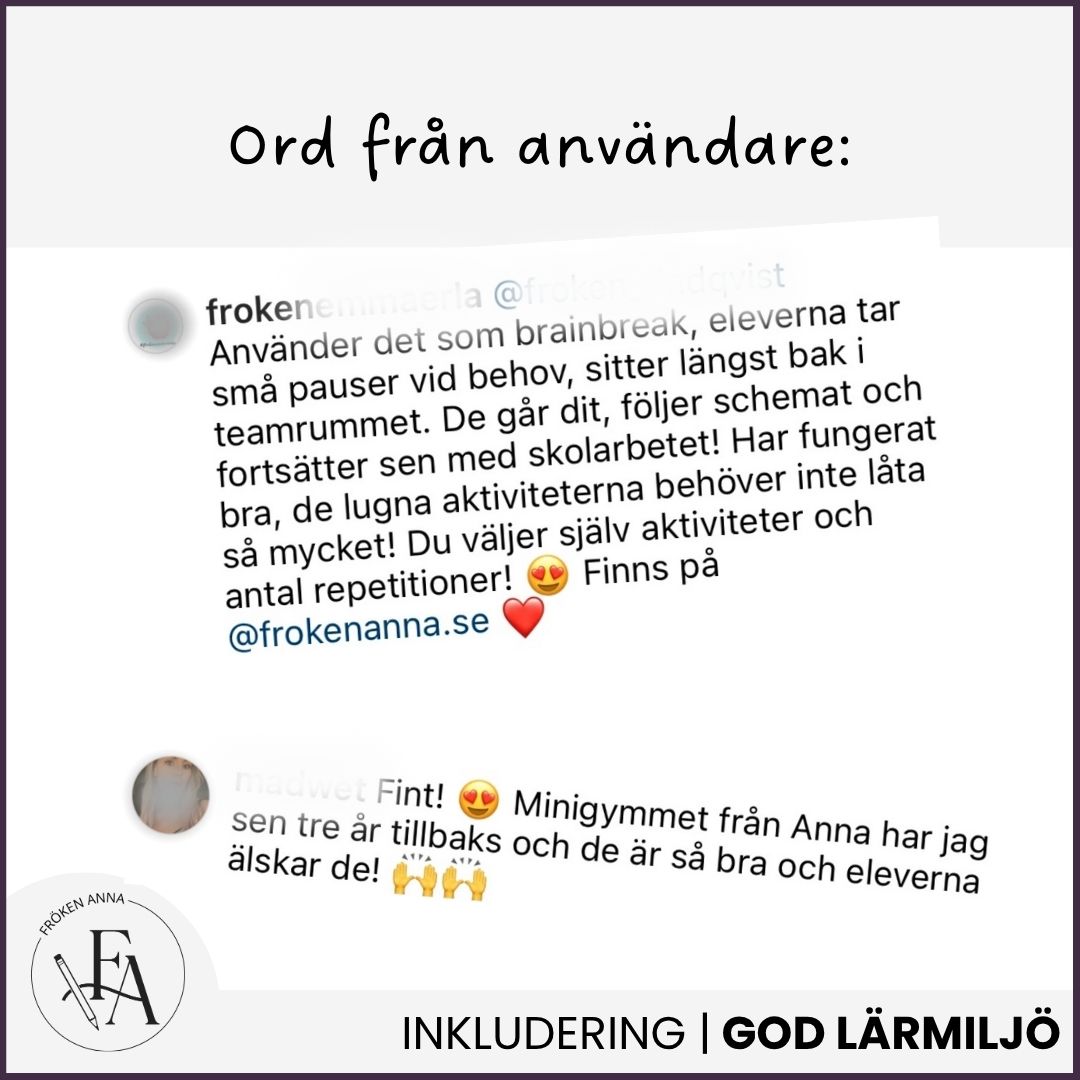 Minigym | Rörelseutmaningar