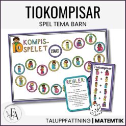 10-kompis-spelet (tema barn): Lär dig tiokompisar / tiokamrater