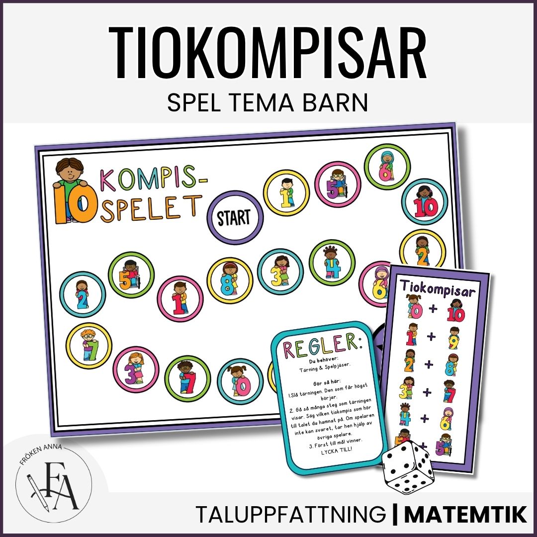 PAKET: tiokompisar / tiokamrater