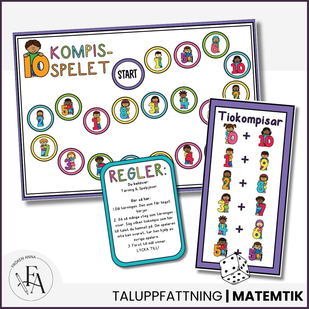 PAKET: tiokompisar / tiokamrater