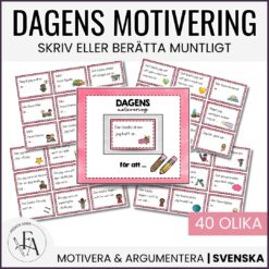 Dagens motivering – 40 kort för samtal och skrivande