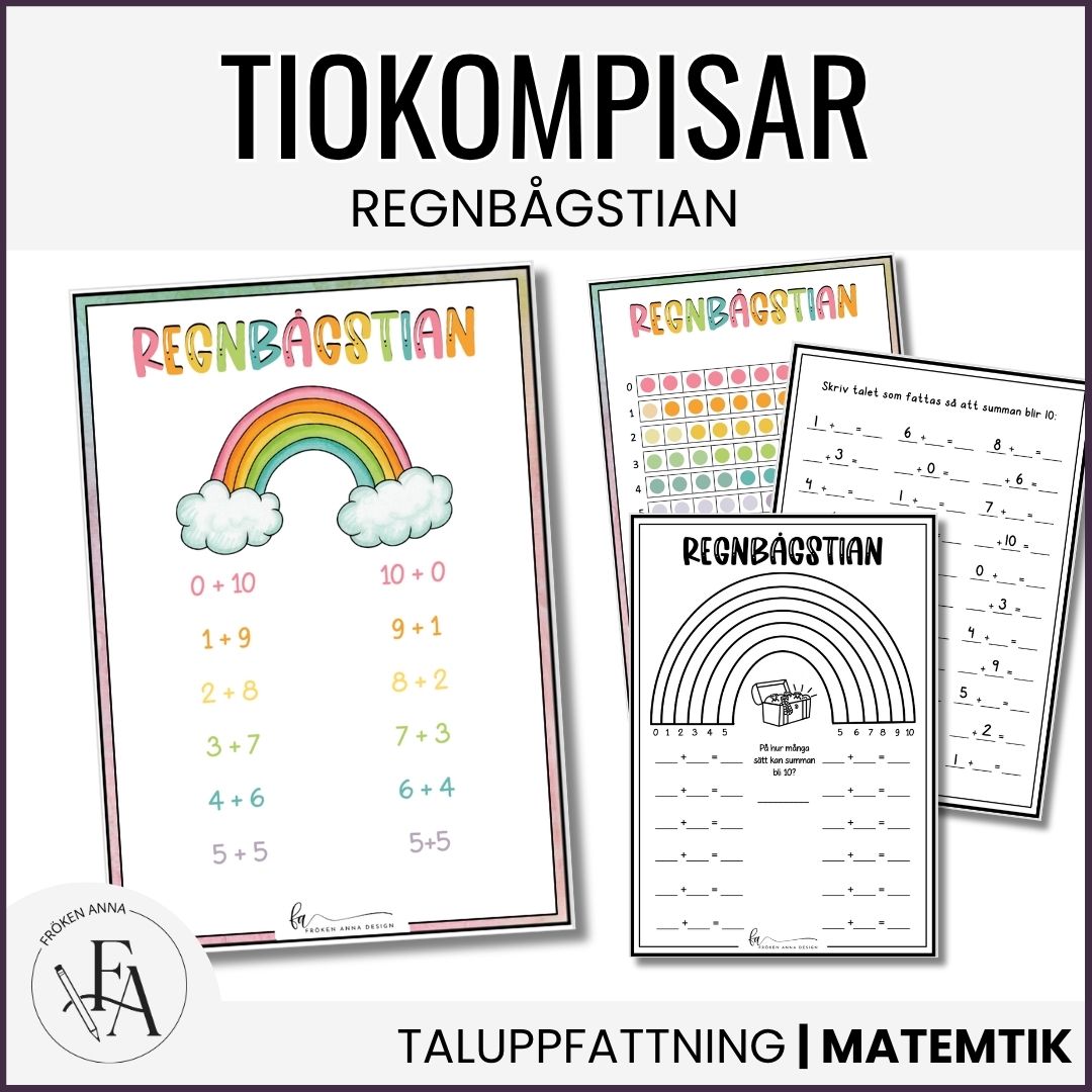 PAKET: tiokompisar / tiokamrater
