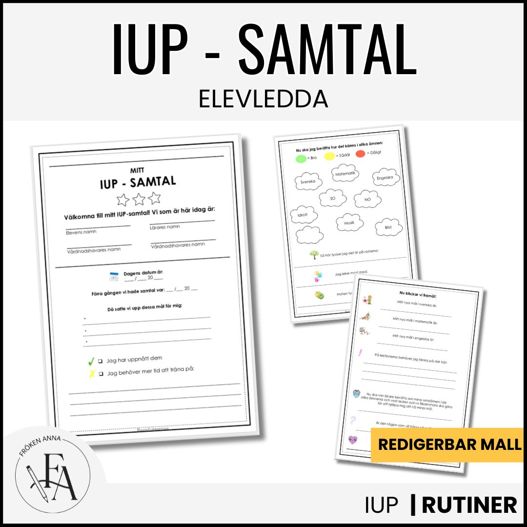 Elevledda IUP-samtal