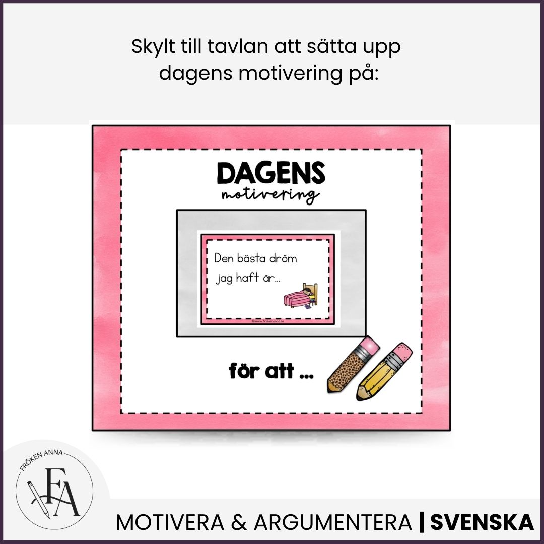 Dagens motivering – 40 kort för samtal och skrivande