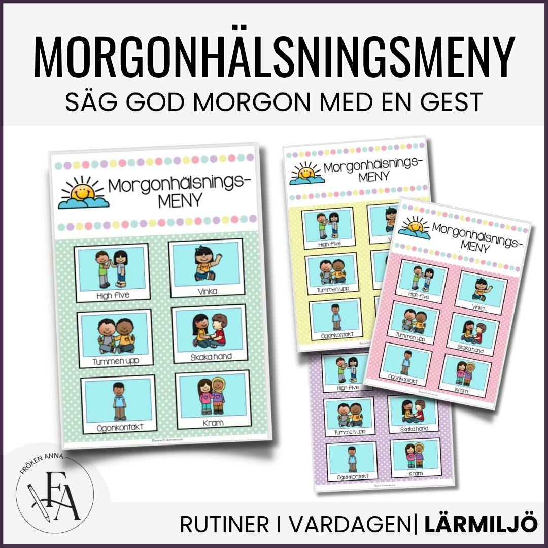 Morgonhälsningsmeny | God morgon - hälsningar