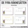 De fyra räknesätten