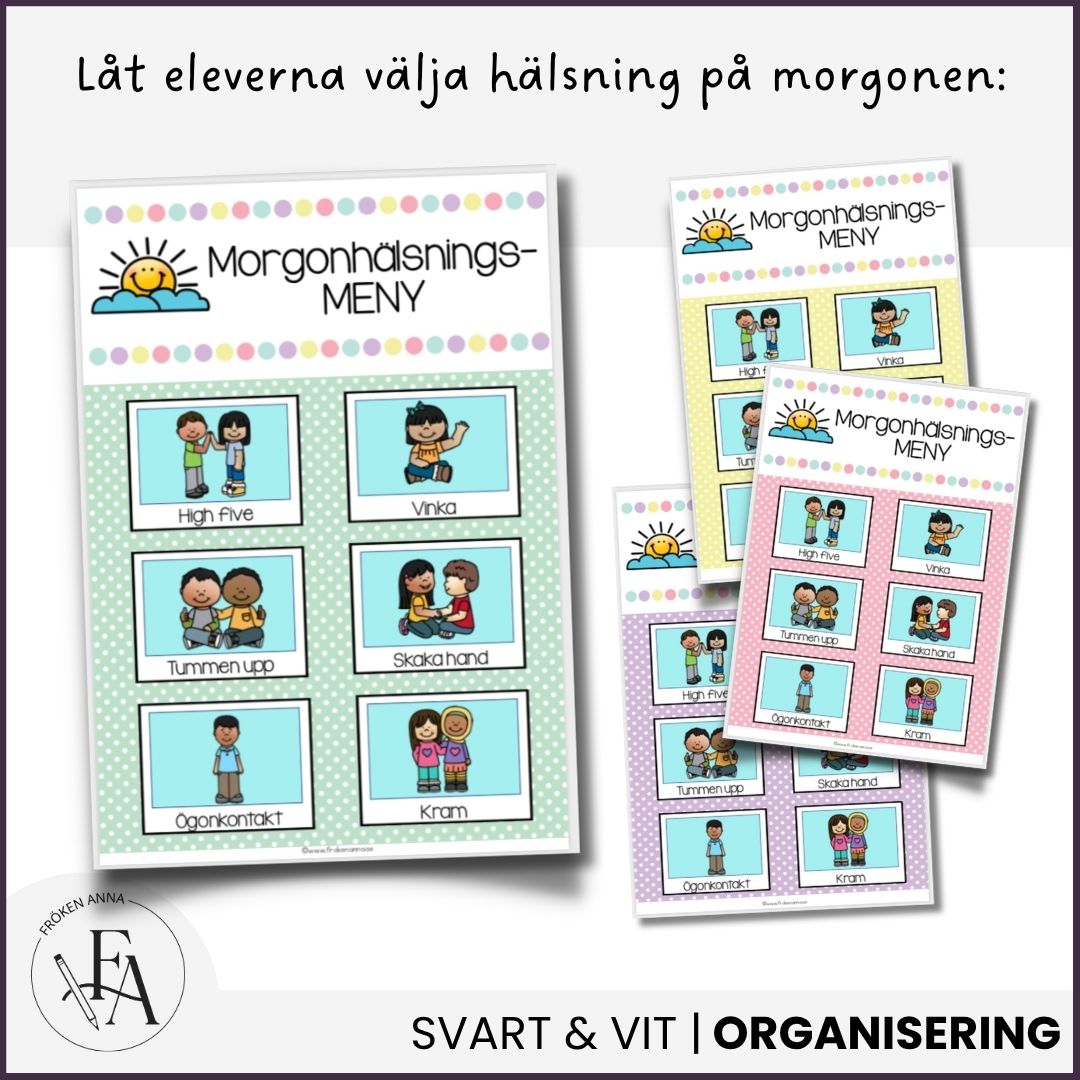 Morgonhälsningsmeny | God morgon - hälsningar