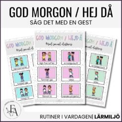 God morgon / Hejdå | Hälsningar