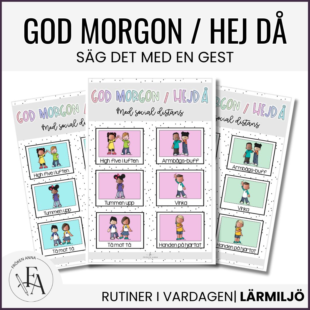 God morgon / Hejdå | Hälsningar