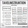 Tavelinstruktion (neutral)