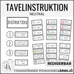 Tavelinstruktion (neutral)