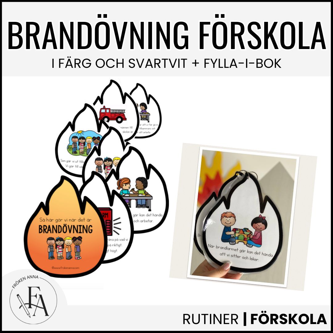 Social berättelse: Brandövning i förskolan