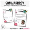 Redigerbart sommarbrev