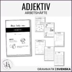 Ordklasser | Min bok om adjektiv