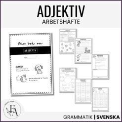 Ordklasser | Min bok om adjektiv