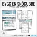 Snögubbsshoppen (pyssel, läs- och skriv)
