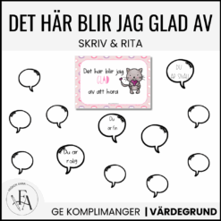 Jag blir glad av ...