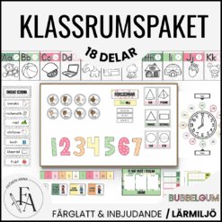 GIGANTISKT klassrumspaket: Bubbelgum