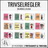 Trivselregler / Klassregler (tema bubbelgum)