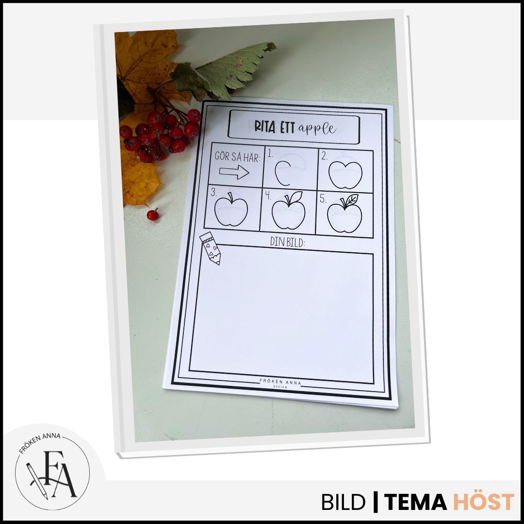 Lär dig rita - tema höst