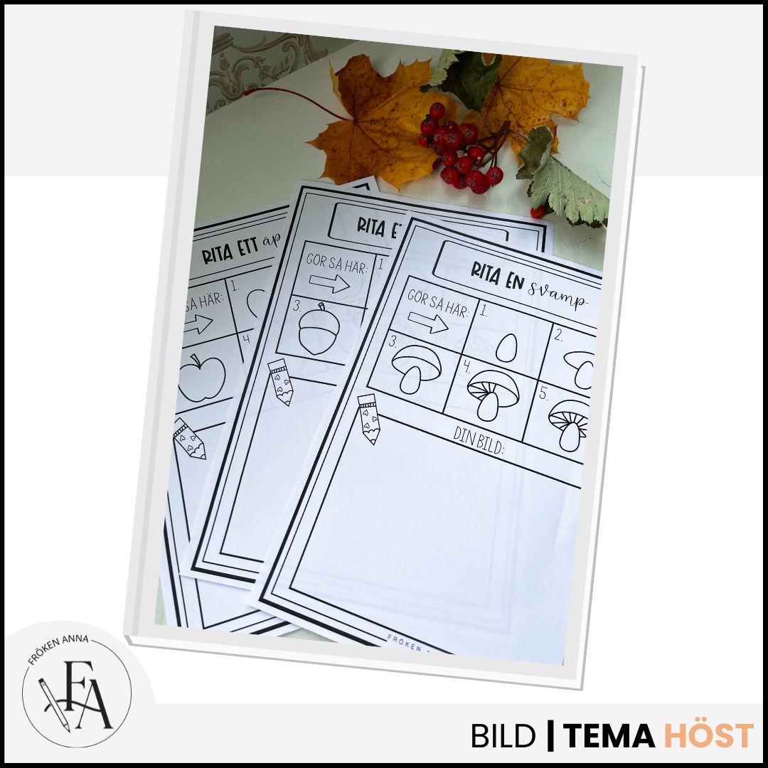 Lär dig rita - tema höst