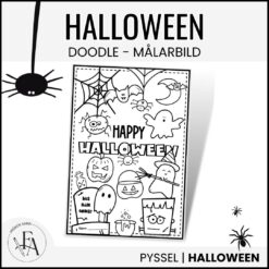 Färglägg halloween