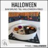 Bakgrund till halloweenvärld