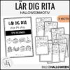 Lär dig rita steg för steg – Tema Halloween