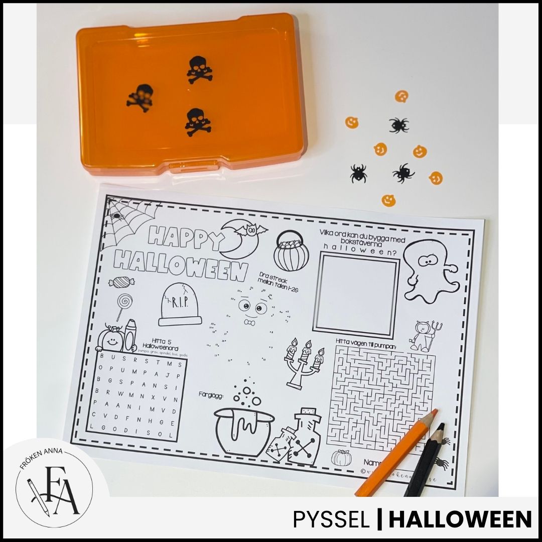 Pysselblad: Halloween
