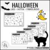 Läs, hitta, räkna, färglägg | Halloween