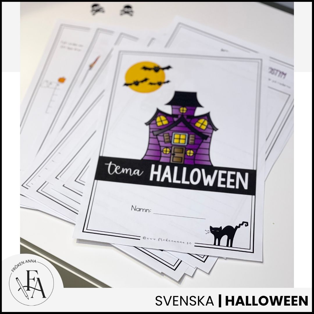 Arbetshäfte: Tema Halloween