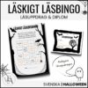 Läs-kigt läslovsbingo