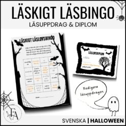 Läs-kigt läslovsbingo