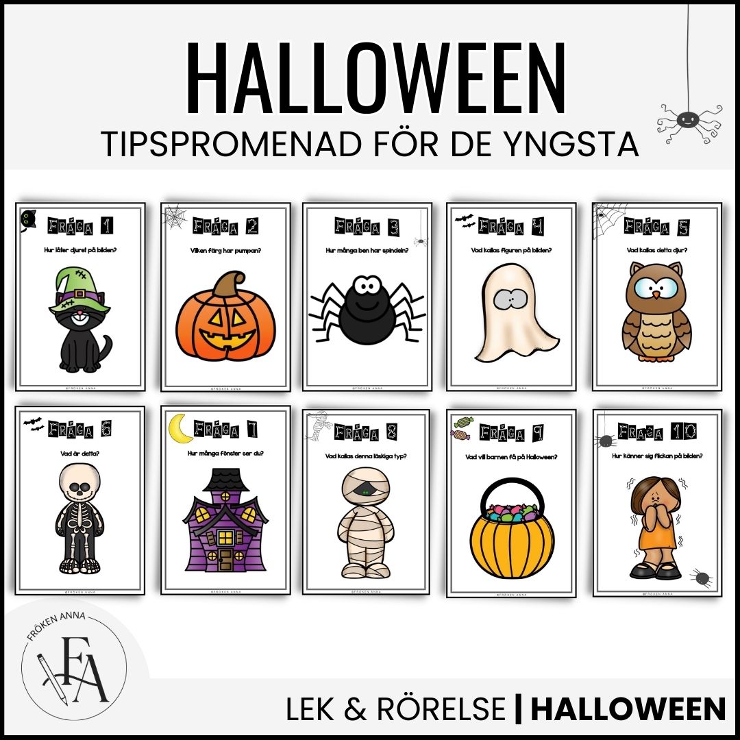 Halloweenpromenad för de yngsta (2-6 år)