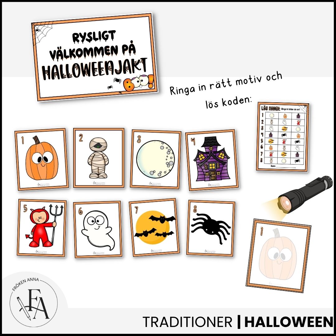 Halloweenjakt - tipspromenad med twist