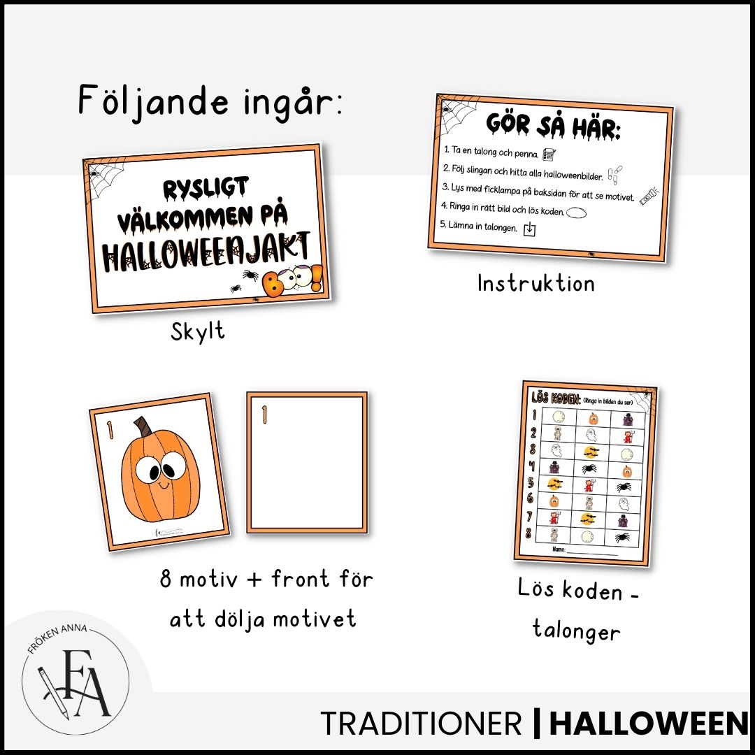 Halloweenjakt - tipspromenad med twist