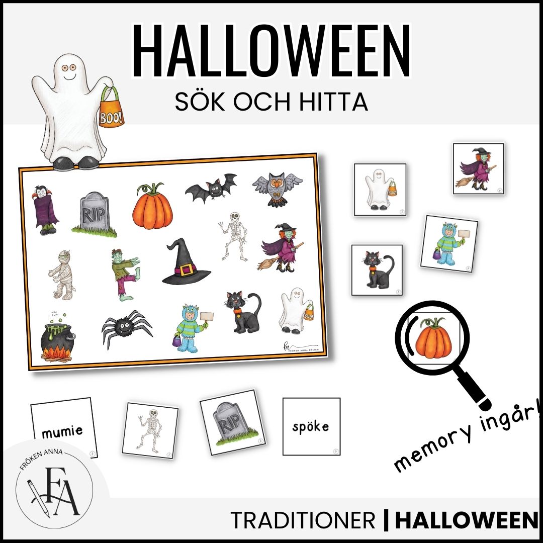 Sök & Hitta: Tema Halloween