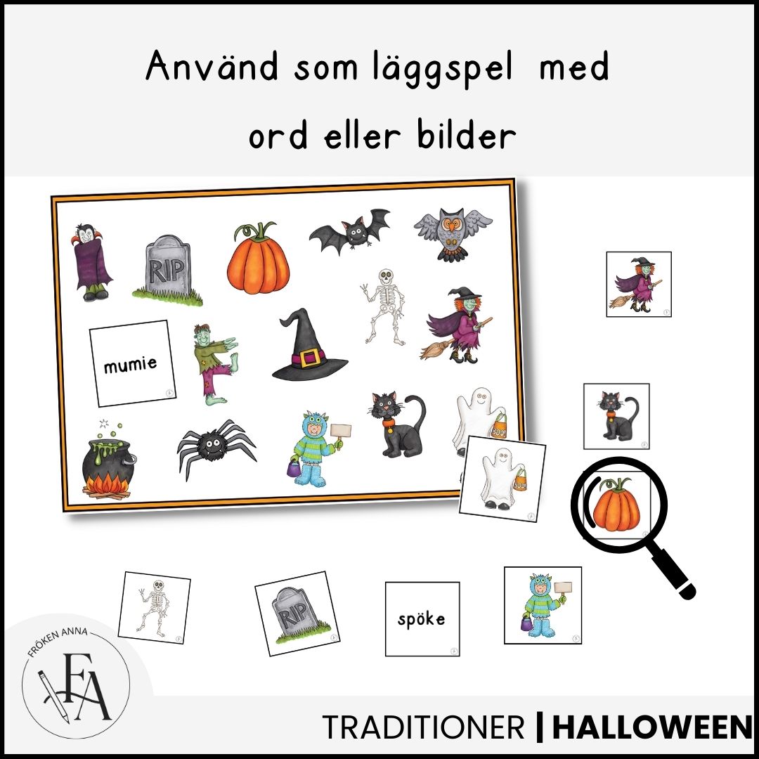 Sök & Hitta: Tema Halloween
