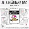 Alla hjärtans dag arbetshäfte