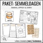 Temapaket Semmeldagen / fettisdagen (faktablad, målarbild mm)
