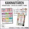 Kaninaffären – påskpyssel där slumpen styr
