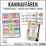 Kaninaffären – påskpyssel där slumpen styr