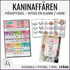 Kaninaffären – påskpyssel där slumpen styr