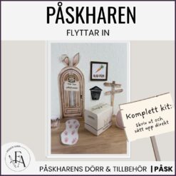 Påskharen flyttar in – komplett påsk-kit